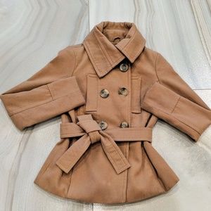 Camel 2B BEBE Double Breasted Jacket